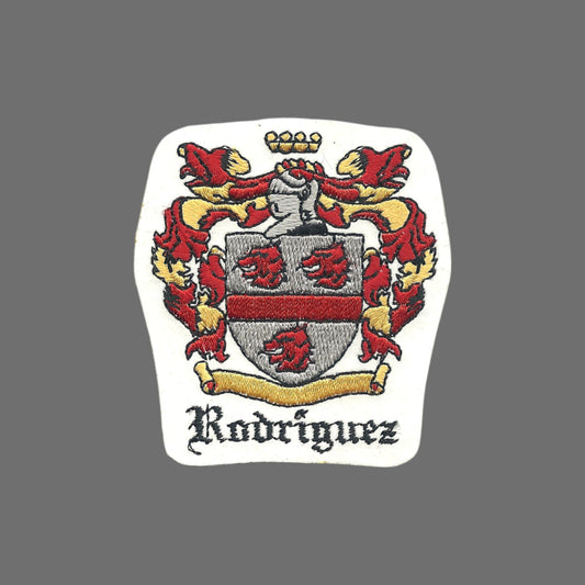 Rodriguez Coat of Arms or Family Crest Patch - 0-0420