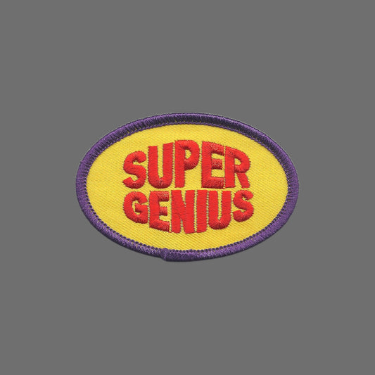 SUPER GENIUS Embroidered Patch - 0-0920