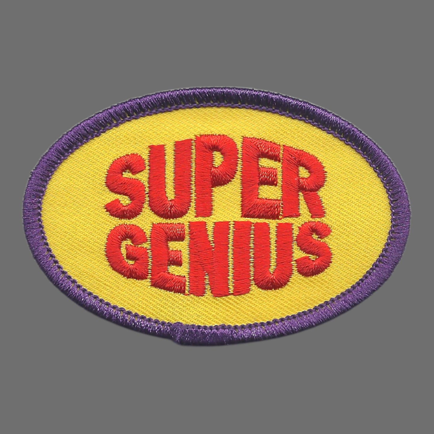 SUPER GENIUS Embroidered Patch - 0-0920
