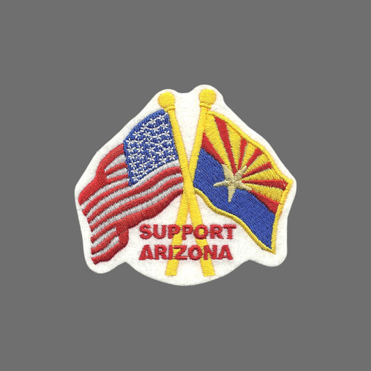 SUPPORT ARIZONA US AZ Flags Patch - 0-0942