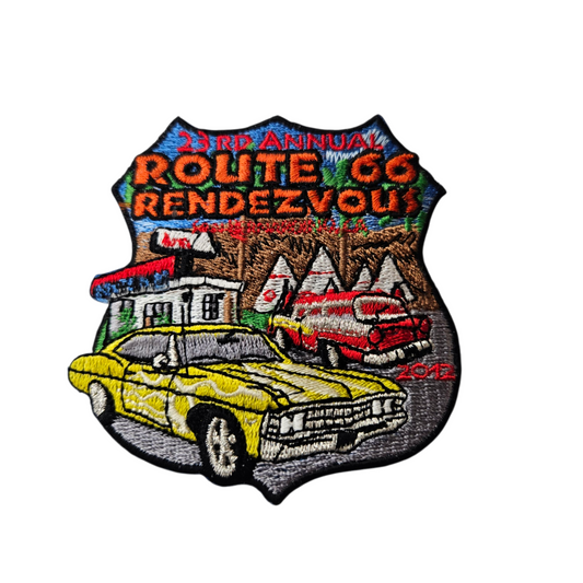 2012 ROUTE 66 RENDEZVOUS 23rd Annual patch - 0-6666-12A