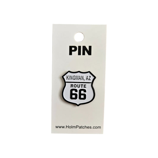 KINGMAN, AZ ROUTE 66 hat pin Carded- 0475--66KINGMAN, AZ