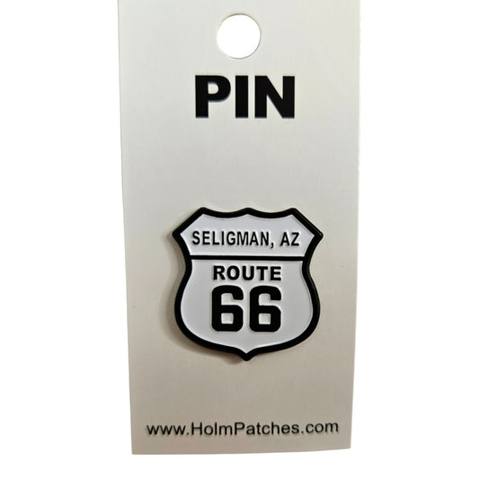 SELIGMAN, AZ 66 hat pin - 0475-SELIGMAN, AZ