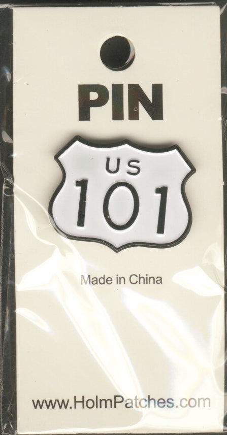 US 101 highway sign hat pin - 0475-8101