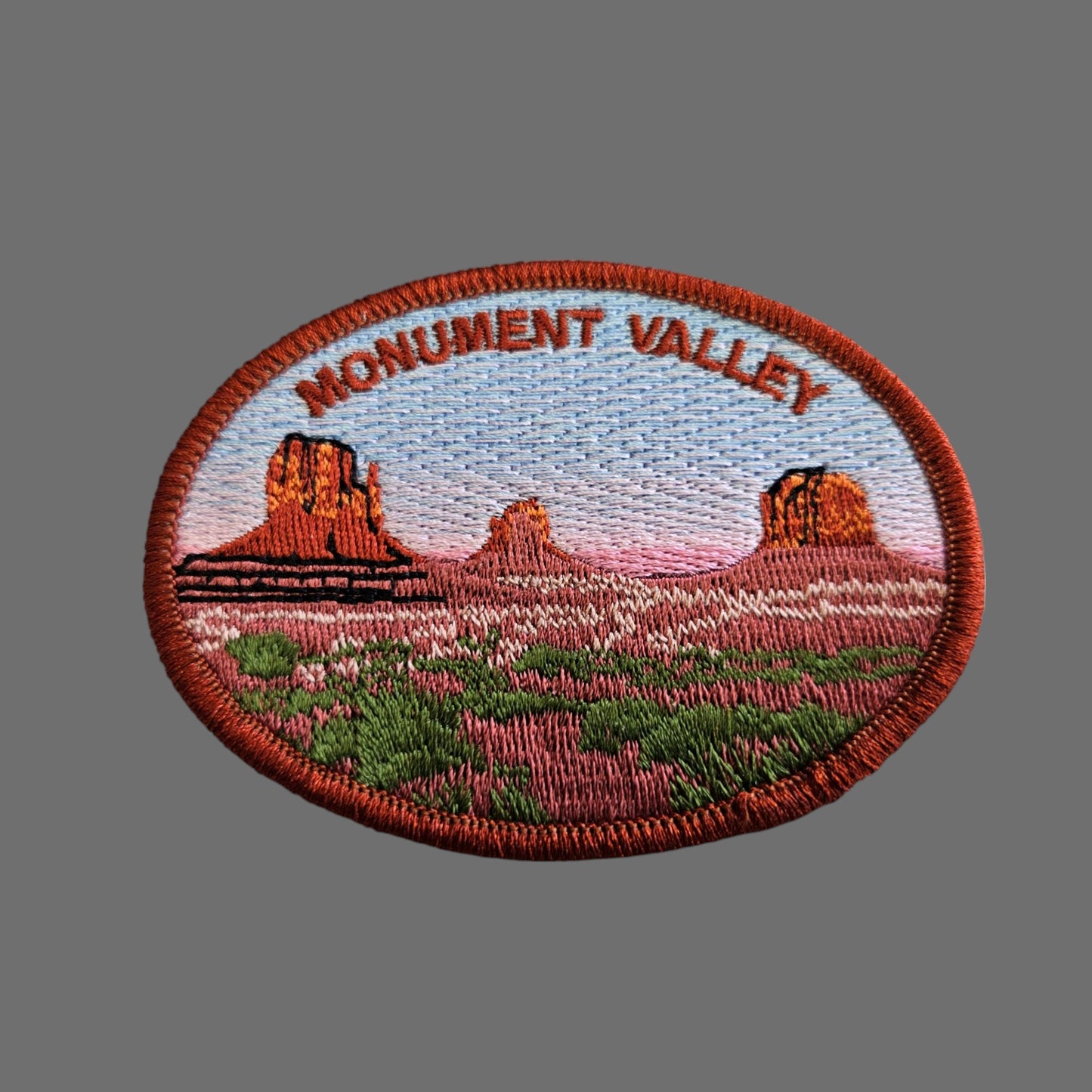Arizona Patch - Iron On Monument Valley Souvenir Patch Badge Emblem - 10610