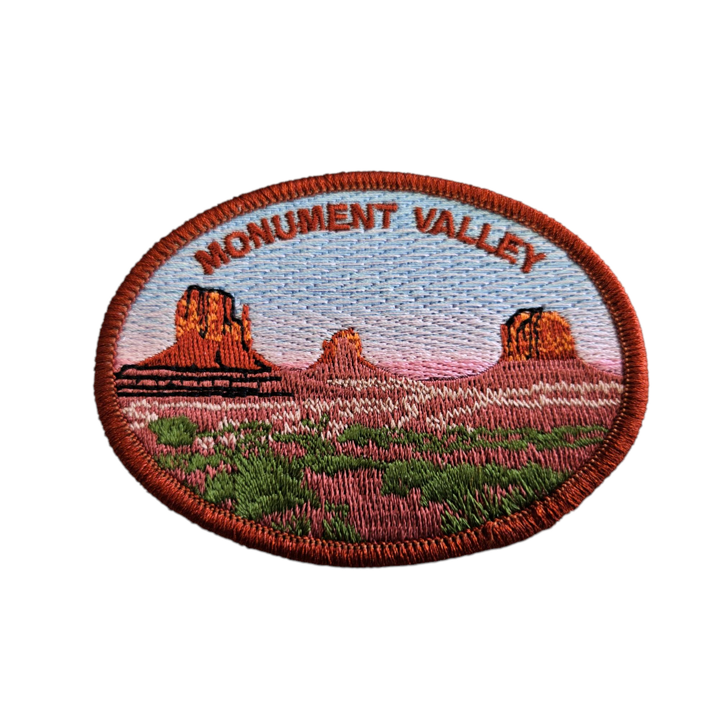 Arizona Patch - Iron On Monument Valley Souvenir Patch Badge Emblem - 10610
