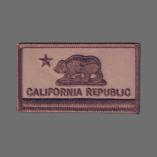 CALIFORNIA REPUBLIC Flag Desert Browns Patch - 1204-DESERT