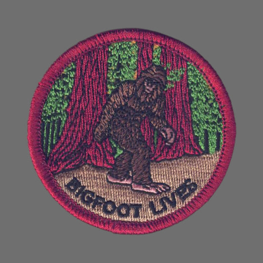 BIGFOOT LIVES Souvenir Patch 2.5 Inch - 1218/2.5