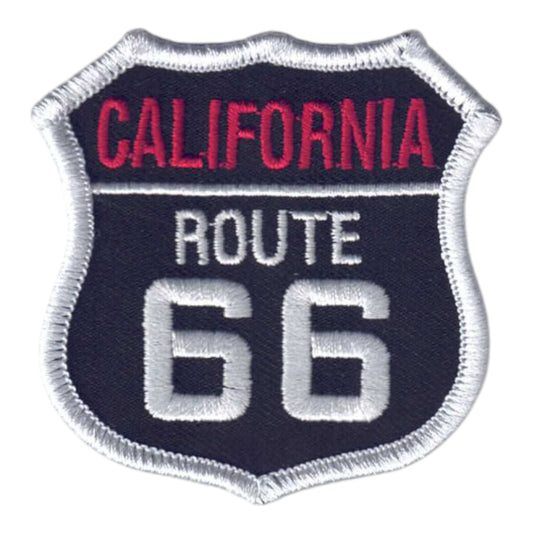 CALIFORNIA ROUTE 66 Black Souvenir Patch - 1236-01
