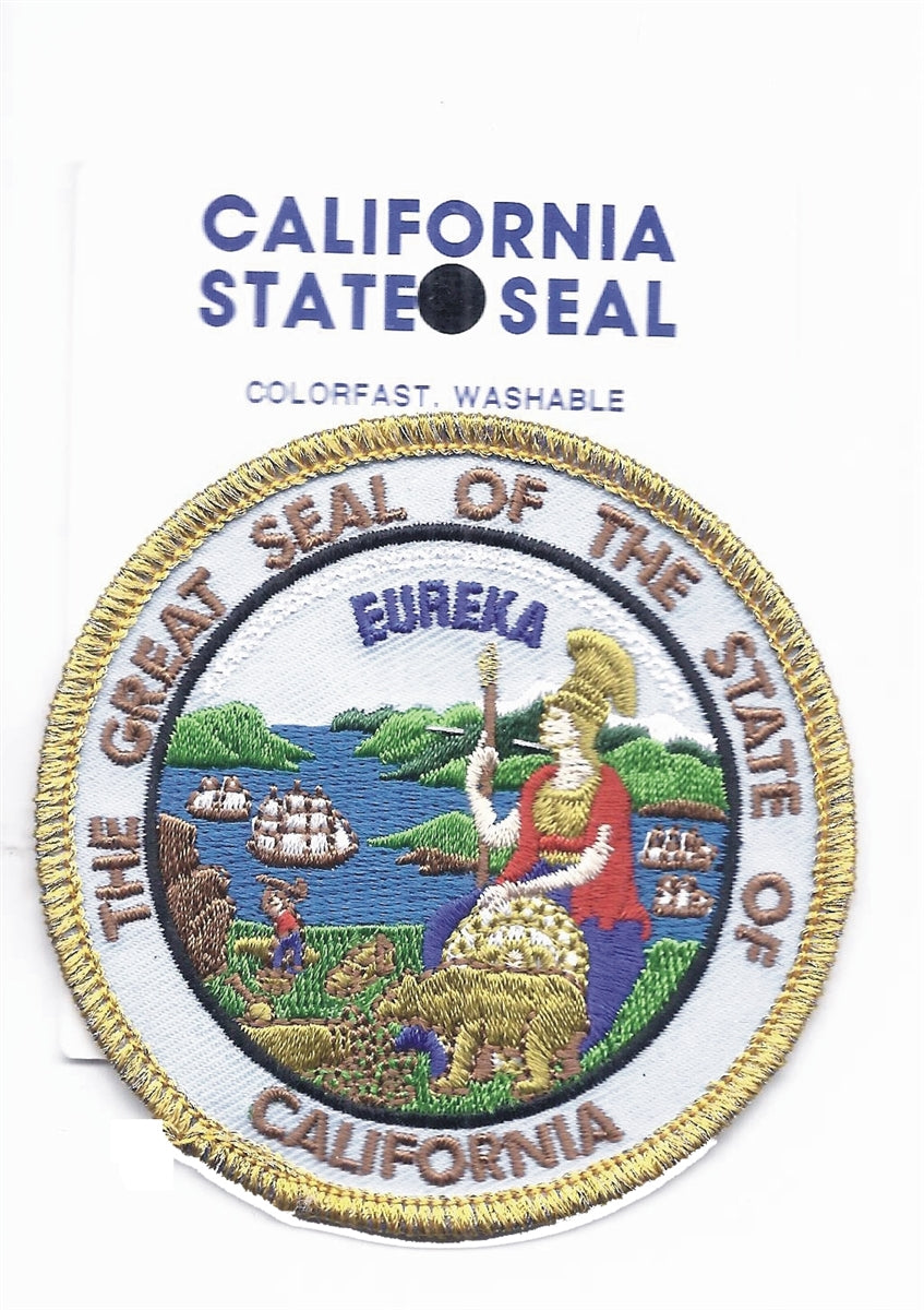 CALIFORNIA state seal uniform or souvenir embroidered patch -1239