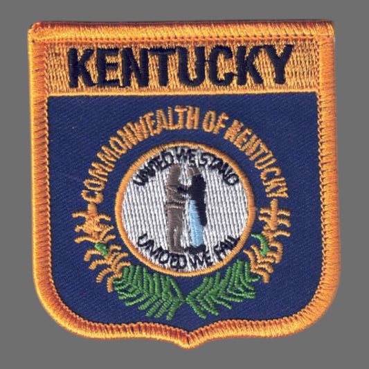 KENTUCKY Med Flag Shield Souvenir Patch - 1855