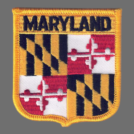 MARYLAND Med Flag Shield Souvenir Patch - 2005