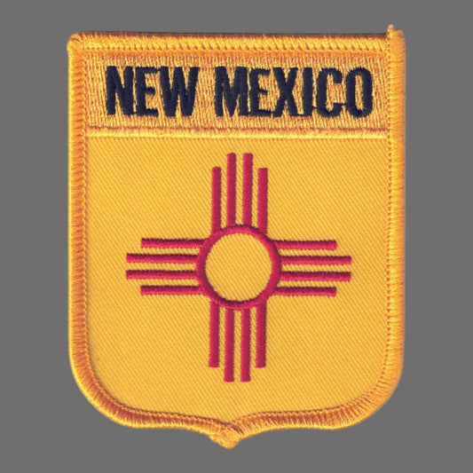 NEW MEXICO LG Flag Shield Patch - 2552