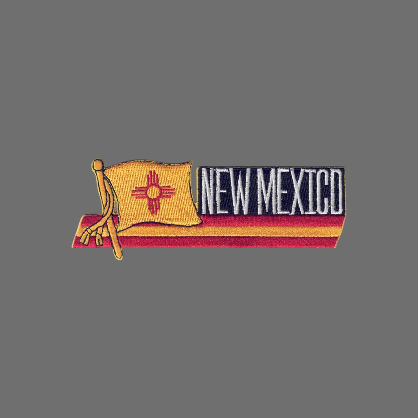 NEW MEXICO Flag Ribbon Patch - 2576