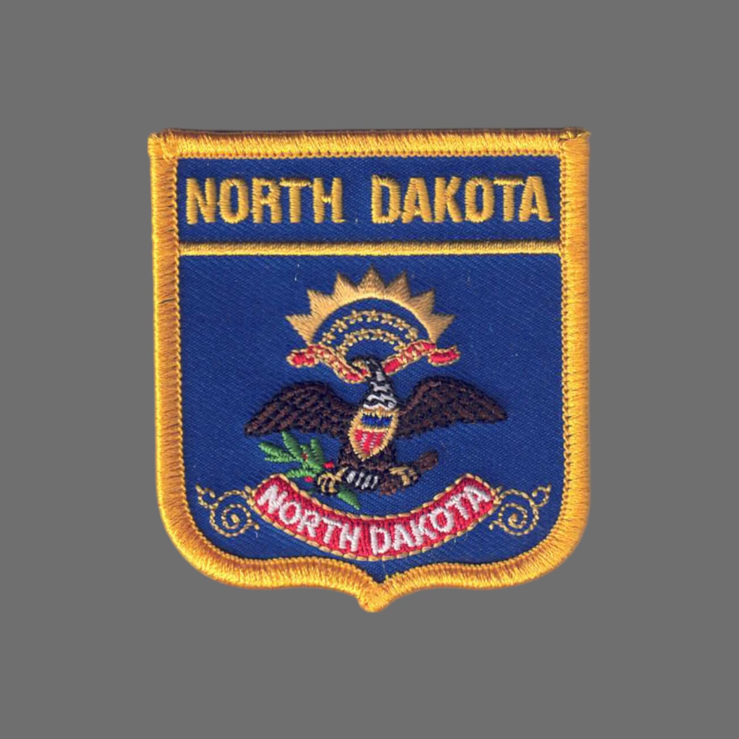 NORTH DAKOTA Med Flag Shield Patch - 2705