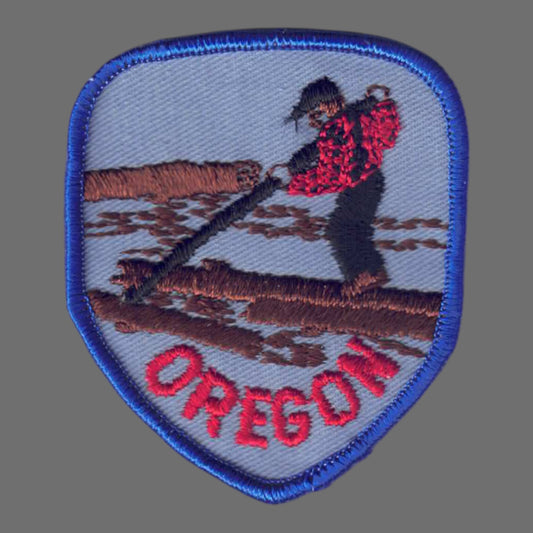 Vintage OREGON logger Patch - 2853