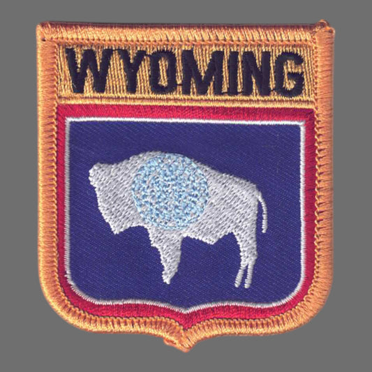 WYOMING Med Flag Shield Patch - 3505