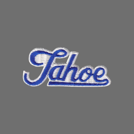 Vintage Tahoe Script Royal Blue Patch - 4203-11/39