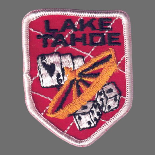 Vintage LAKE TAHOE Roulette Patch - 4244