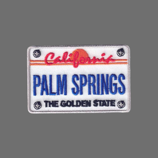 PALM SPRINGS License Plate Patch - 4753