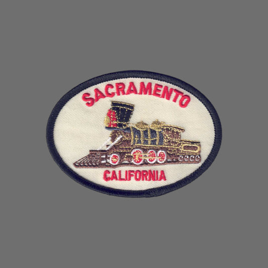 SACRAMENTO Train Souvenir Patch - 4802
