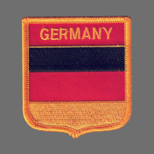 GERMANY Flag Shield Patch Gold - 6271