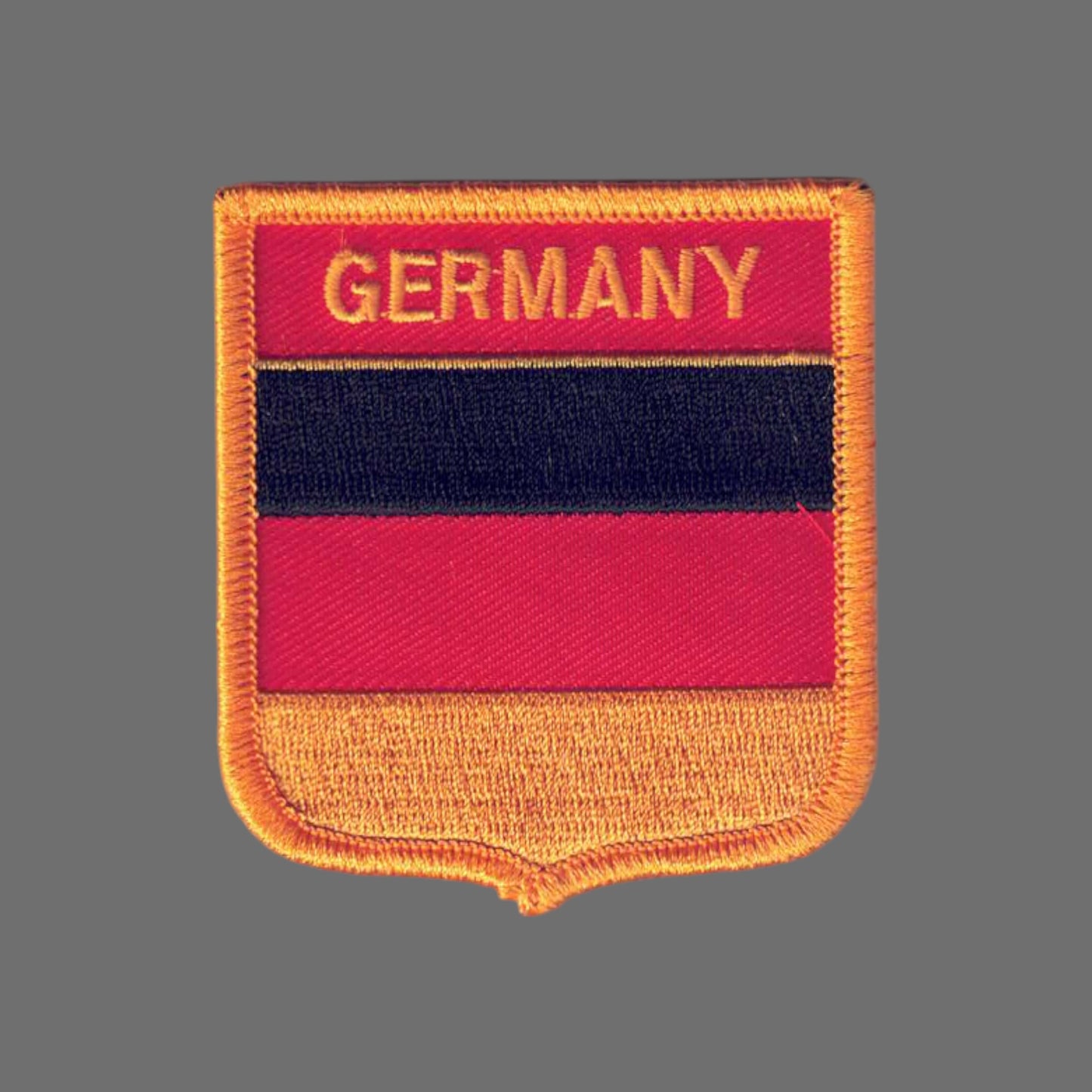GERMANY Flag Shield Patch Gold - 6271