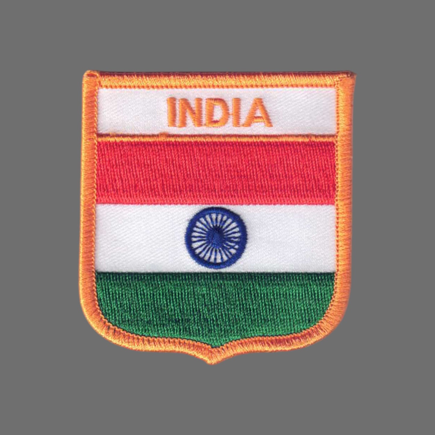 INDIA Flag Shield Patch - 6361