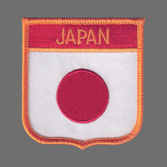 JAPAN Flag Shield Patch - 6441