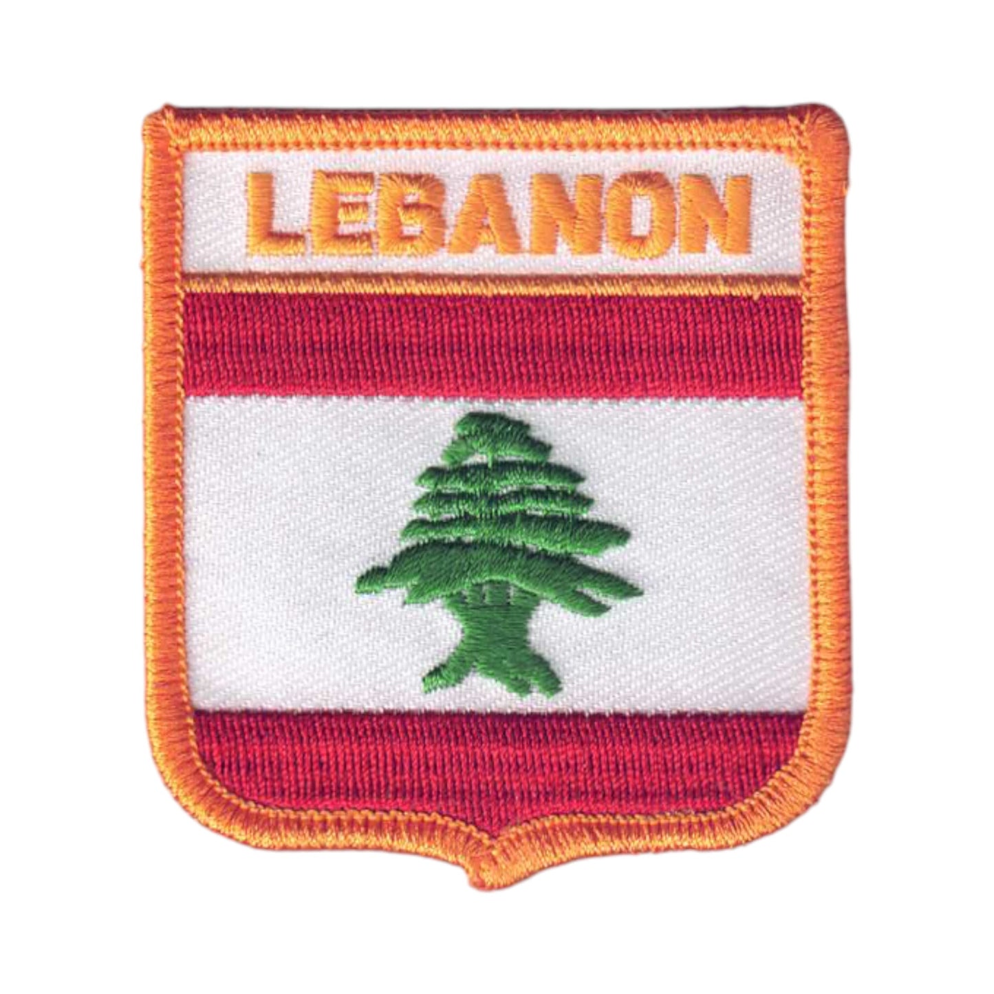 LEBANON Flag Shield Patch - 6481