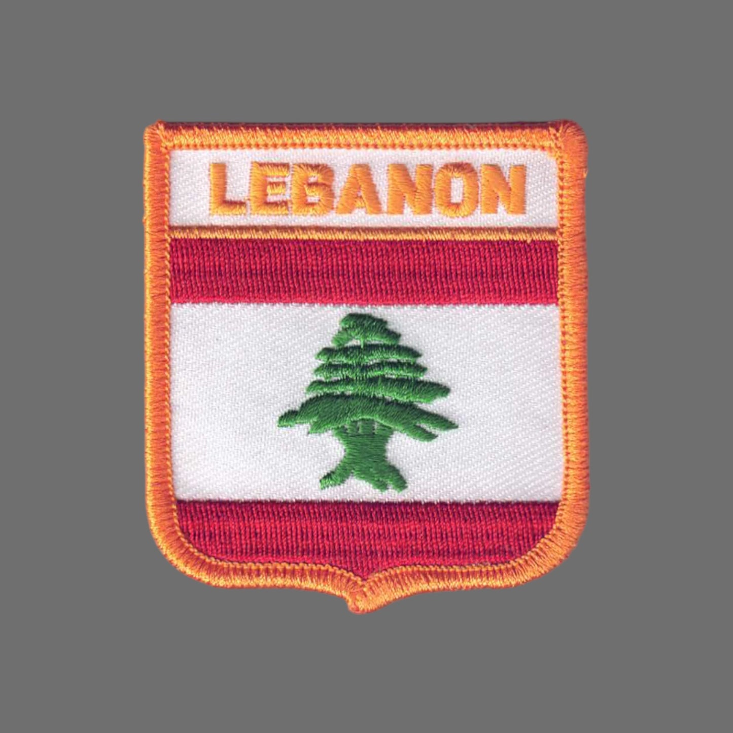 LEBANON Flag Shield Patch - 6481