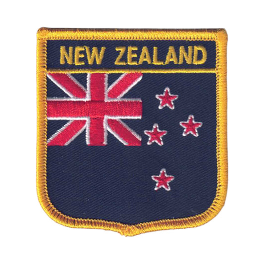 NEW ZEALAND Flag Shield Patch - 6521