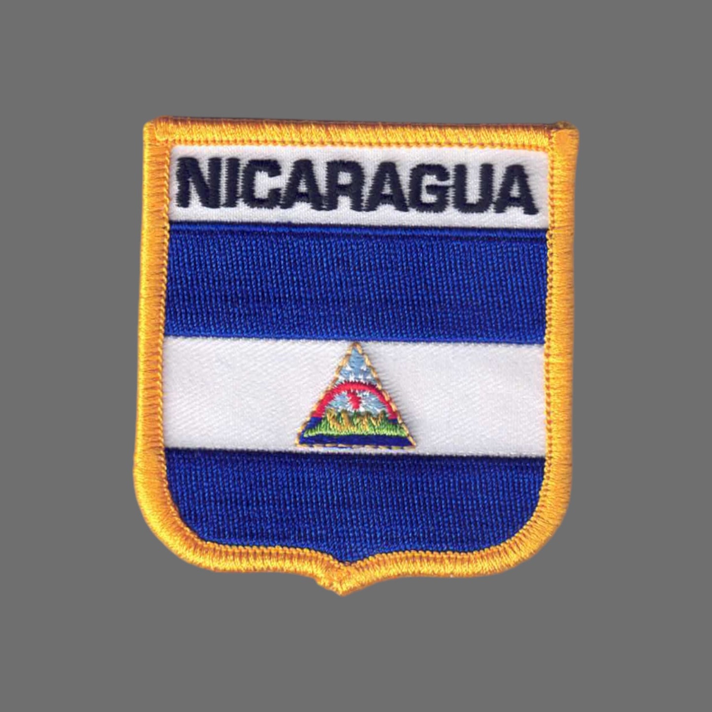 NICARAGUA Flag Shield Patch - 6531