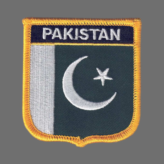 PAKISTAN Flag Shield Patch - 6551