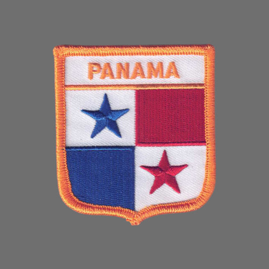 PANAMA Flag Shield Patch - 6571