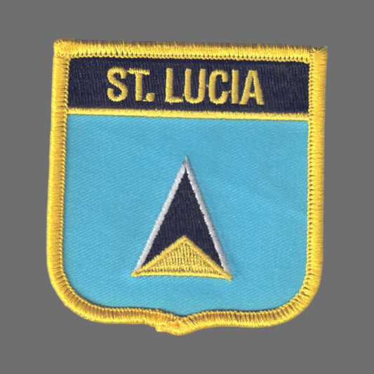 ST. LUCIA Flag Shield Patch - 6721