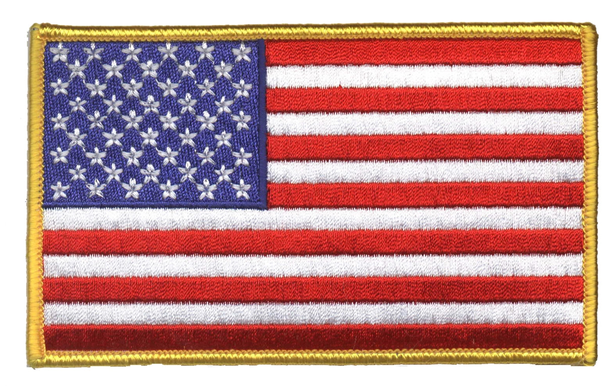 US flag embroidered patch for souvenir or uniform
