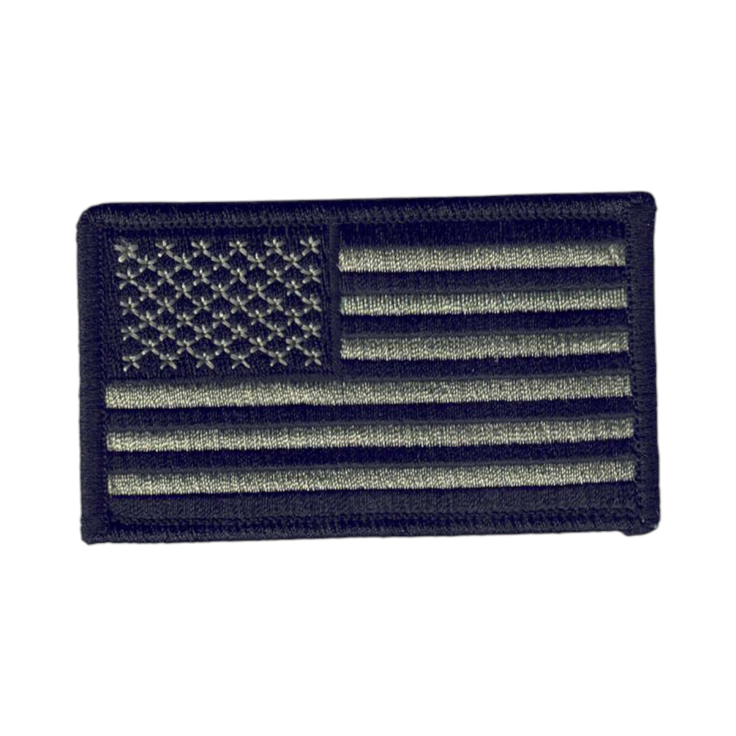 USA flag Olive Drab Black Patch - 6834-OD