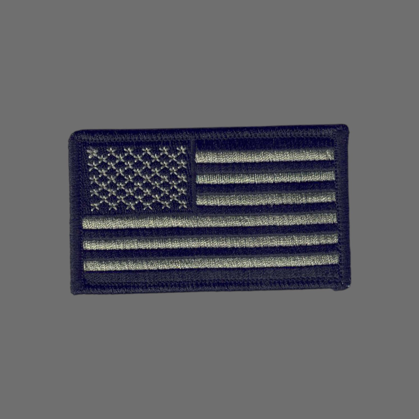 USA flag Olive Drab Black Patch - 6834-OD