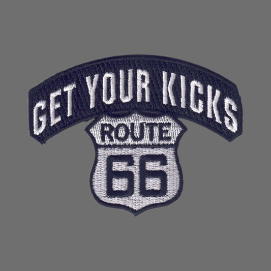 GET YOUR KICKS ROUTE 66 Patch - 6894