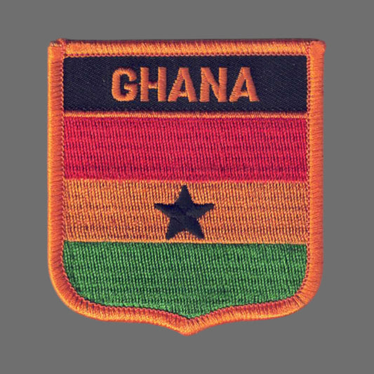 GHANA Flag Shield Patch - 7151