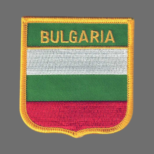 BULGARIA Flag Shield Patch - 7196