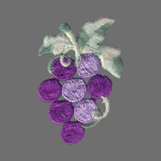 Grapes Bunch Embroidered Applique Patch - 8370