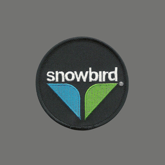 Snowbird Utah Patch – UT Patch – Utah Souvenir – Travel Patch 3" Travel Gift Give 'em the Bird Snowbird Logo Ski and Summer Resort