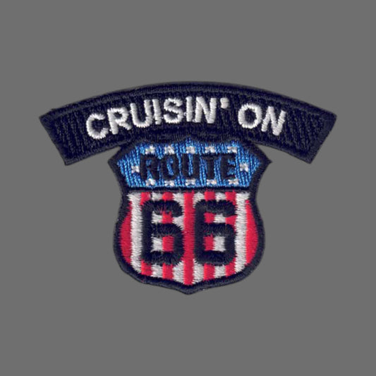 CRUISIN' ON ROUTE 66 Patch - 9595-USA