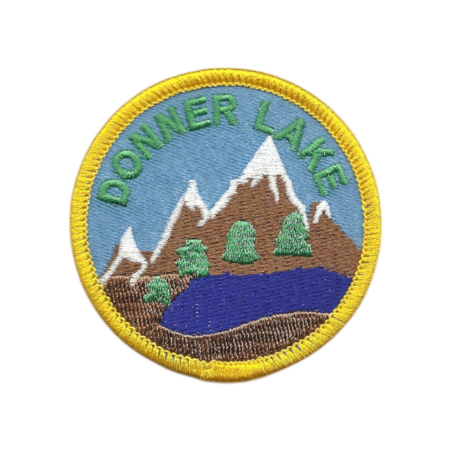 DONNER LAKE Souvenir Embroidered Iron On Patch - DONNER LAKE-42