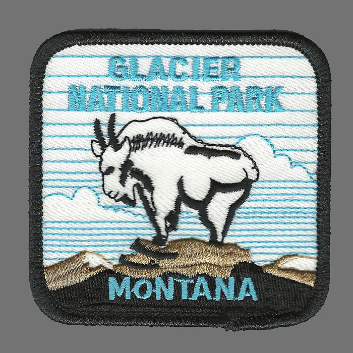 GLACIER National Park Souvenir Patch- 2348