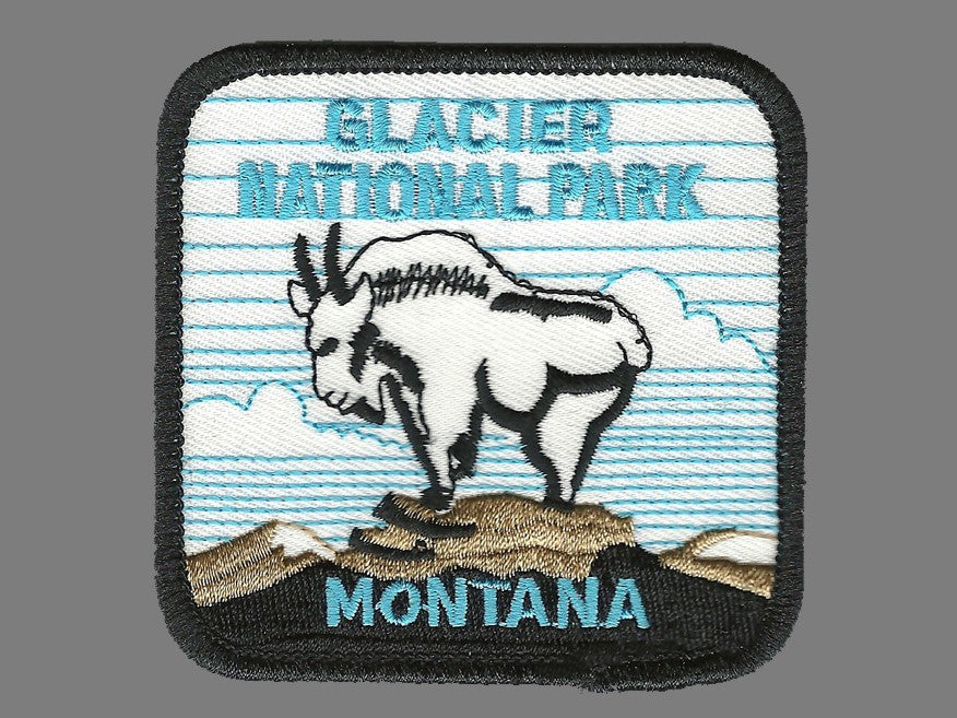 GLACIER National Park Souvenir Patch- 2348