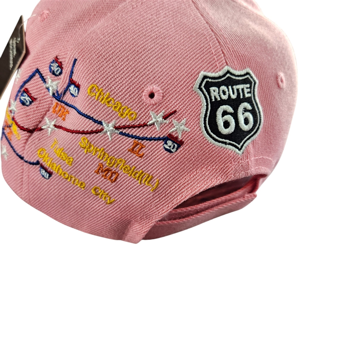 ROUTE 66 PINK Shadow Map Cap - H1022