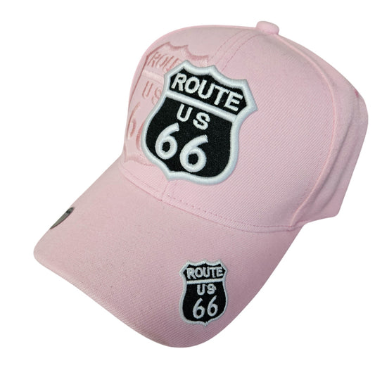 ROUTE 66 Shadow Pink Cap or Hat - H1028